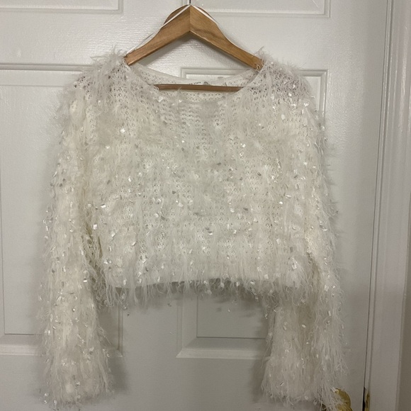 Altar'd State Cream Textured Sweater - Picture 3 of 9